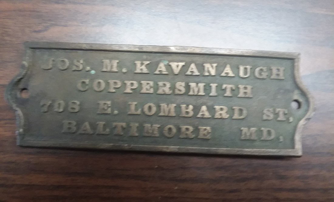 The misspelling may be why this label was saved. It was put aside due to the spelling error & kept at Joe's home.