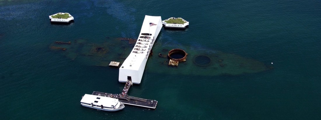 USS Arizona Pearl Harbor Memorial. Courtesy of US Navy