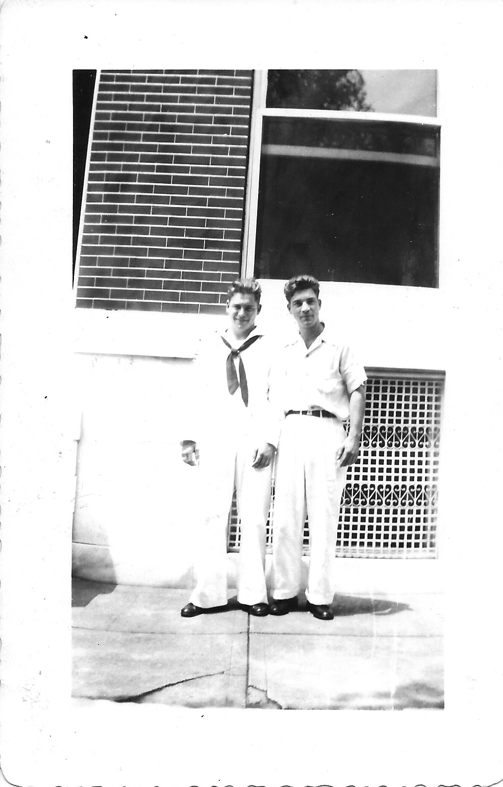 Dad Jack Navy Uniform with Ed Kav