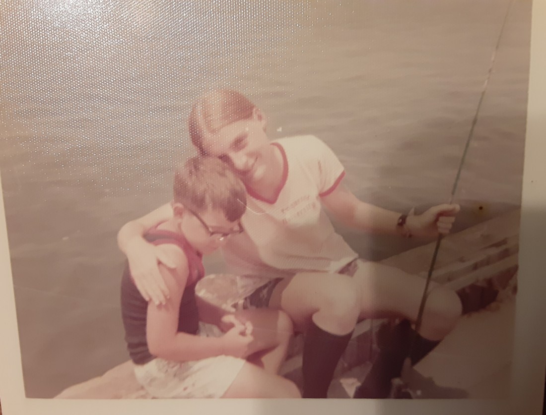 JoAnn and Joe Fishing in OC. 1974.