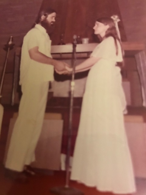 Betty and Michael Ballard Wedding 1976
