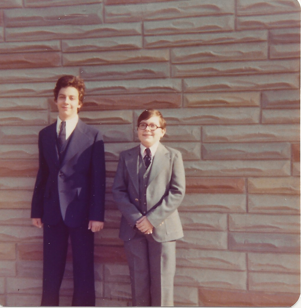 Joe and Ray French confirmation 1979 Lakewood