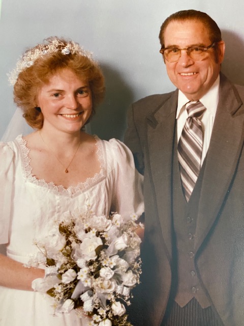 1983 Jand and Dad Jane's Wedding