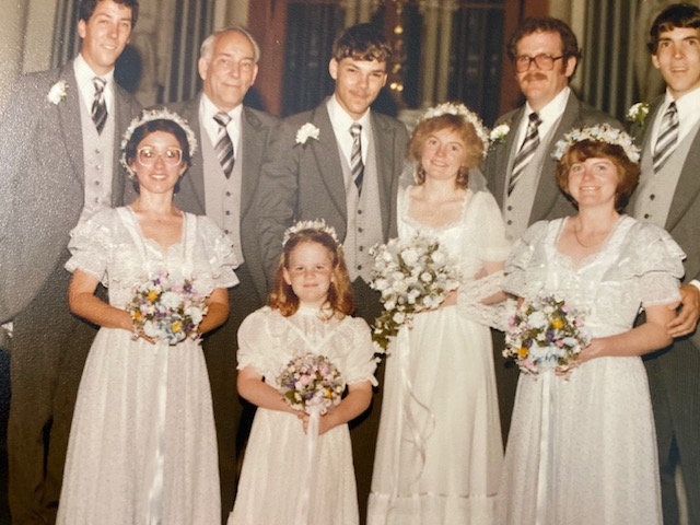 1983 Jane and Jeff's Wedding Party