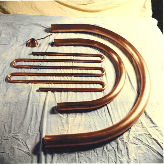 Bent Copper tubes