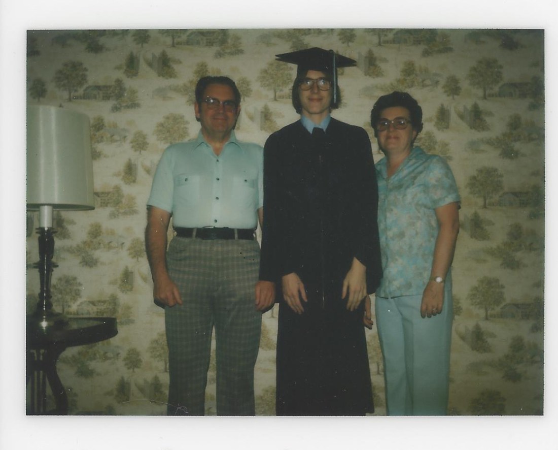 Jack, Mom, Dad - grad HS Lakewood