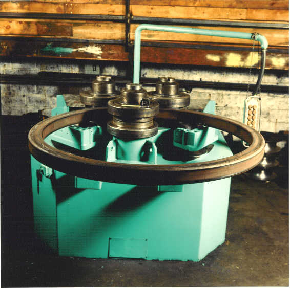 R-6-S with Square tube being rolled into a ring