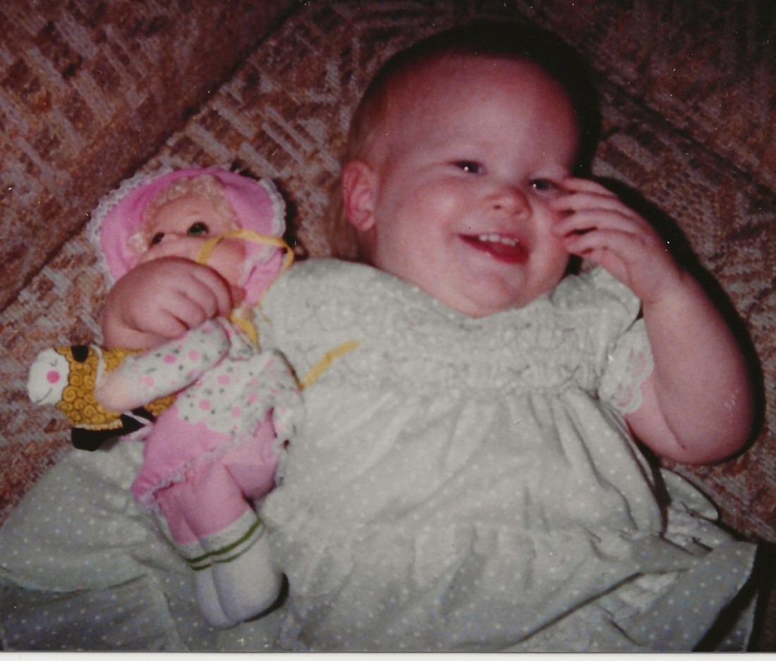 Rose Lakewood ave sofa baby