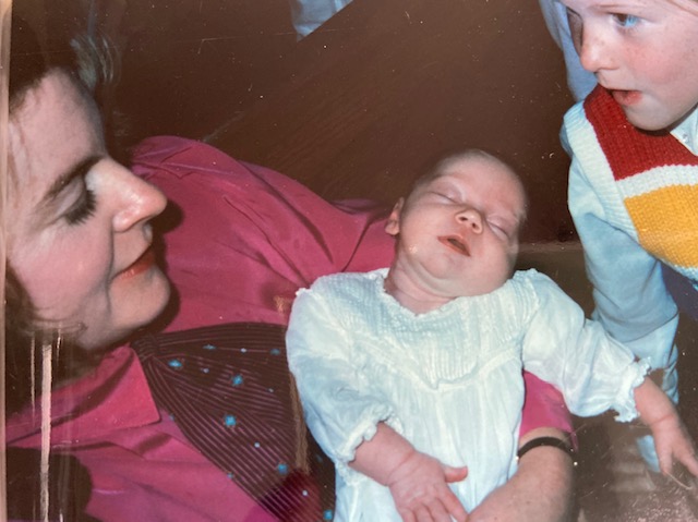 1986 Sarah's Christening Nancy, Rose and Sarah