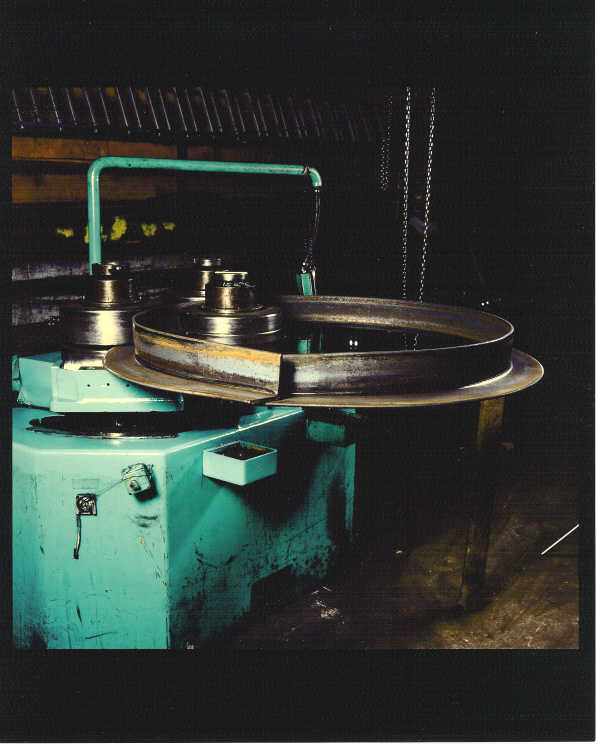 R-6-S with Angle being rolled into a ring